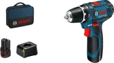 Bosch 060186810F Bohrschrauber GSR 12V-15 (2x2.0 Bag) CLC