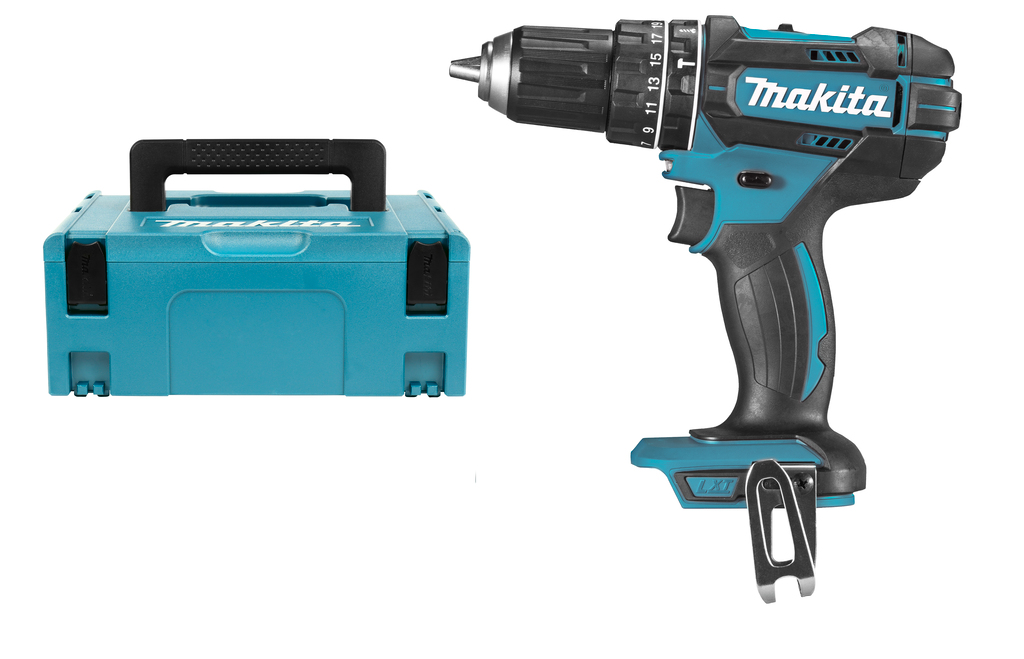 Makita DHP 482 ZJ Akku Schlagbohrschrauber 18V 62Nm im Makpac ohne Akku/Ladegerät
