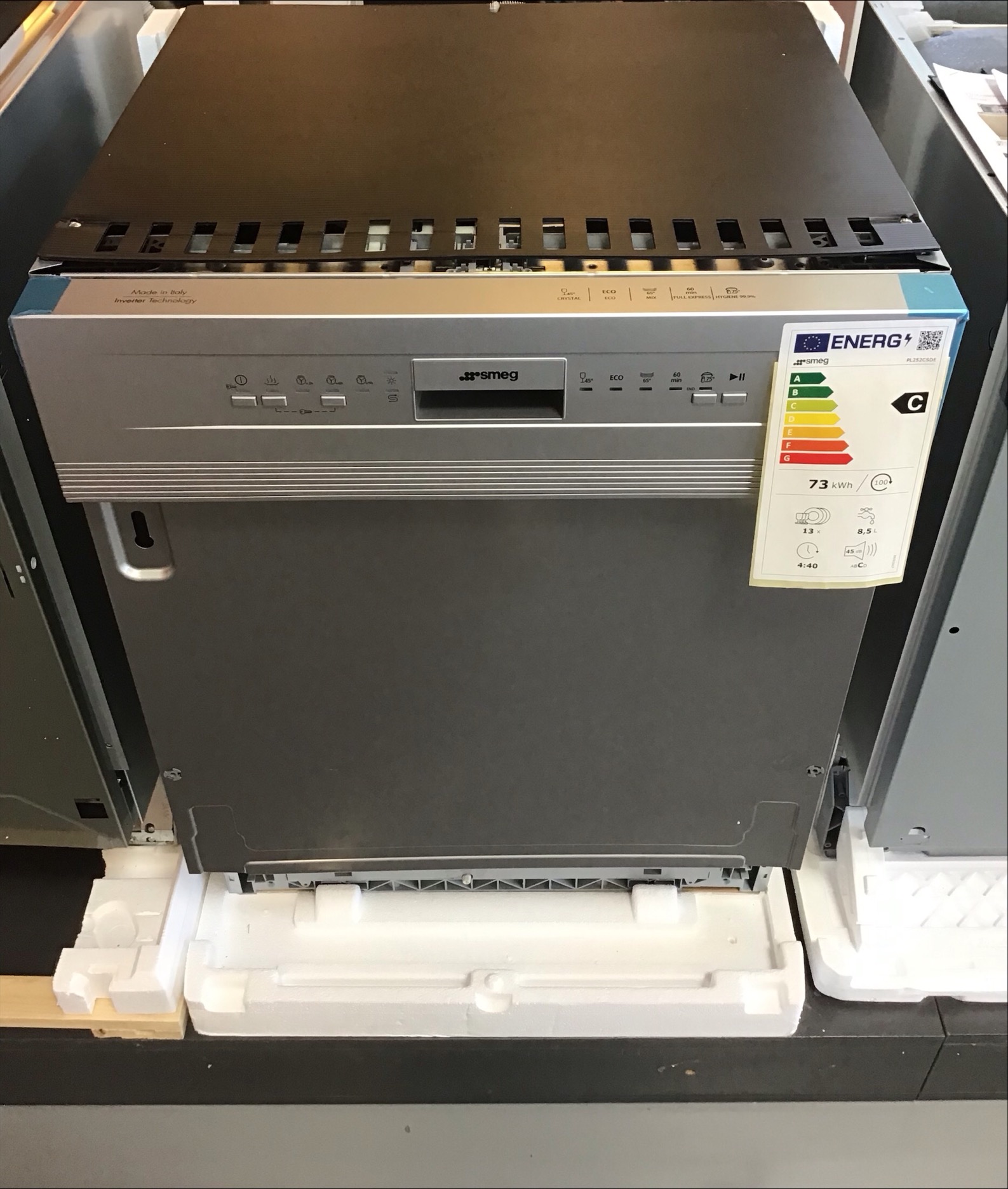 Image-22 Smeg PL252CSDE Geschirrspüler Silber, Neutral
