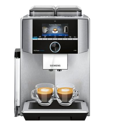 Siemens TI9578X1DE plus connect s700 Kaffeevollautomat, 1500W, zwei Bohnenbehälter, Edelstahl