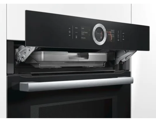 Bosch HNG6764B6 Serie 8 Einbau-Backofen mit Mikrowellen- und Dampffunktion