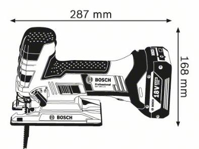Bosch Professional GST 18V-Li S Akku-Stichsäge solo inkl. L-Boxx (06015A5101)