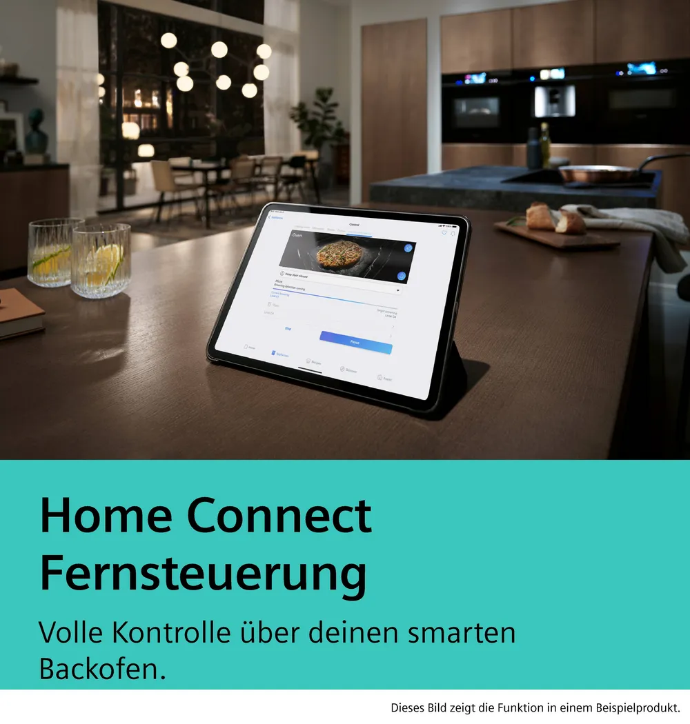 Siemens iQ700, Einbau-Backofen mit Dampfunterstützung, 60 x 60 cm, Schwarz, Edelstahl HR776G1B1