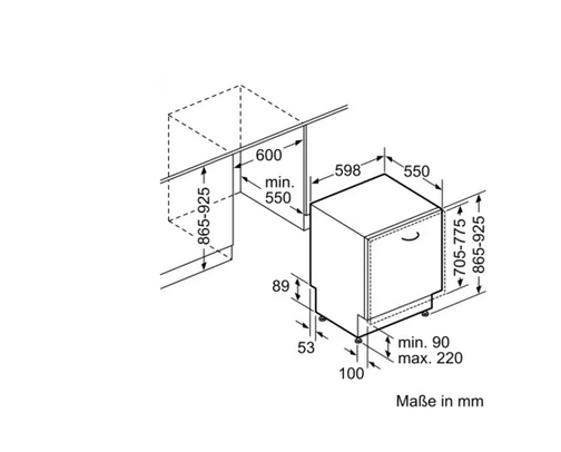 iQ500 Vollintegrierter Geschirrspüler 60 cm XXL