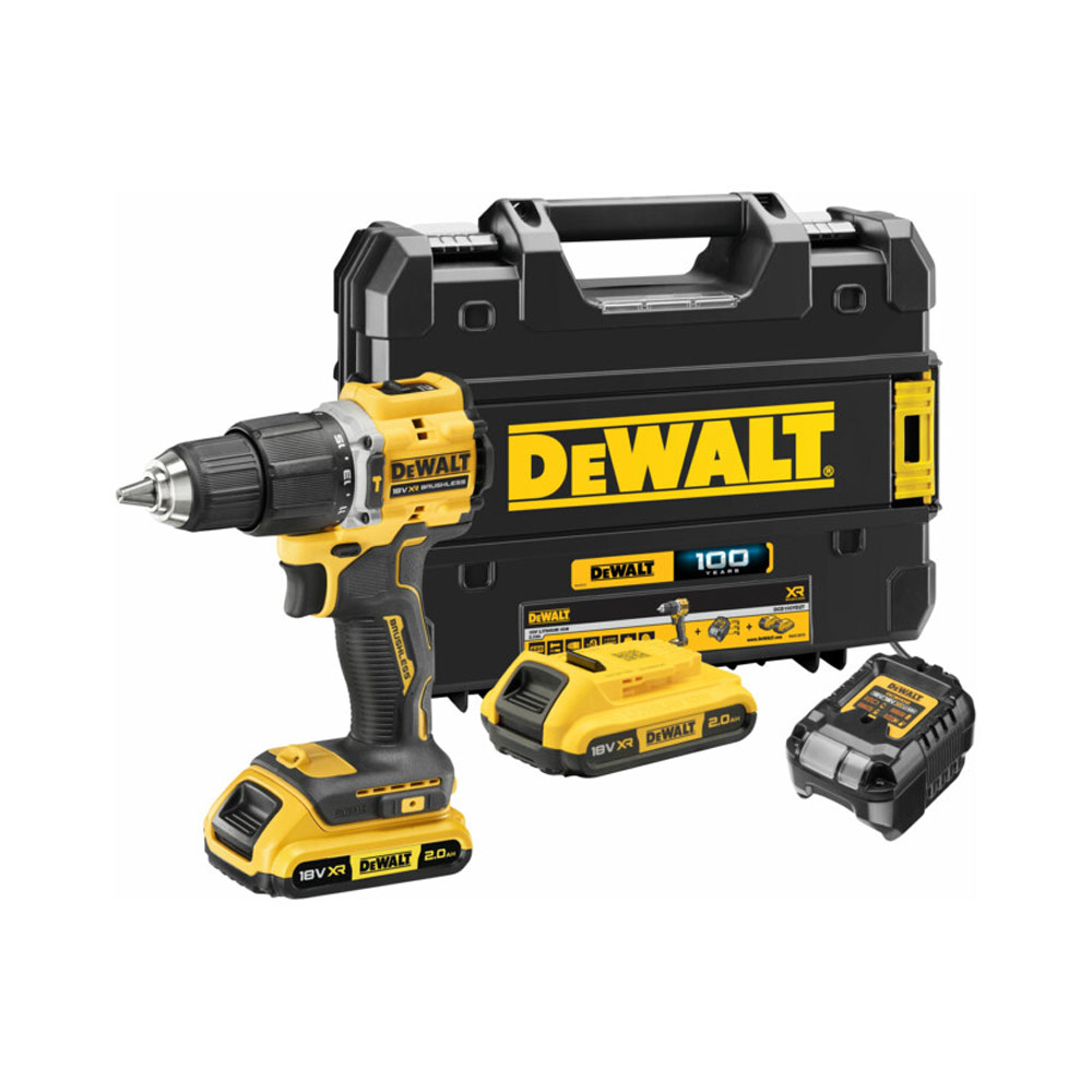 DCD100YD2T-DeWalt-Schlagbohrschrauber DeWalt DCD100YD2T-QW 18V Akku-Schlagbohrschrauber