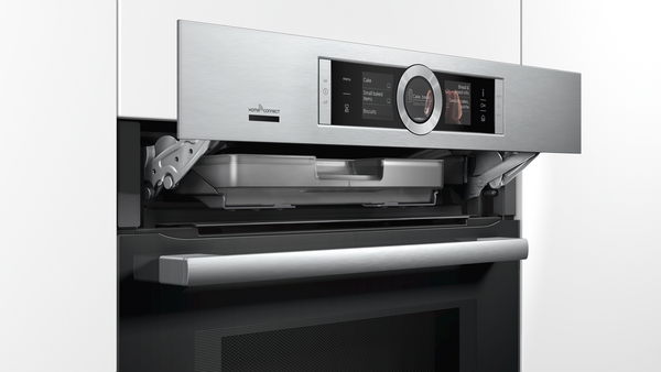 Bosch HNG6764S6 Serie 8 Einbau-Backofen mit Mikrowellen- und Dampffunktion