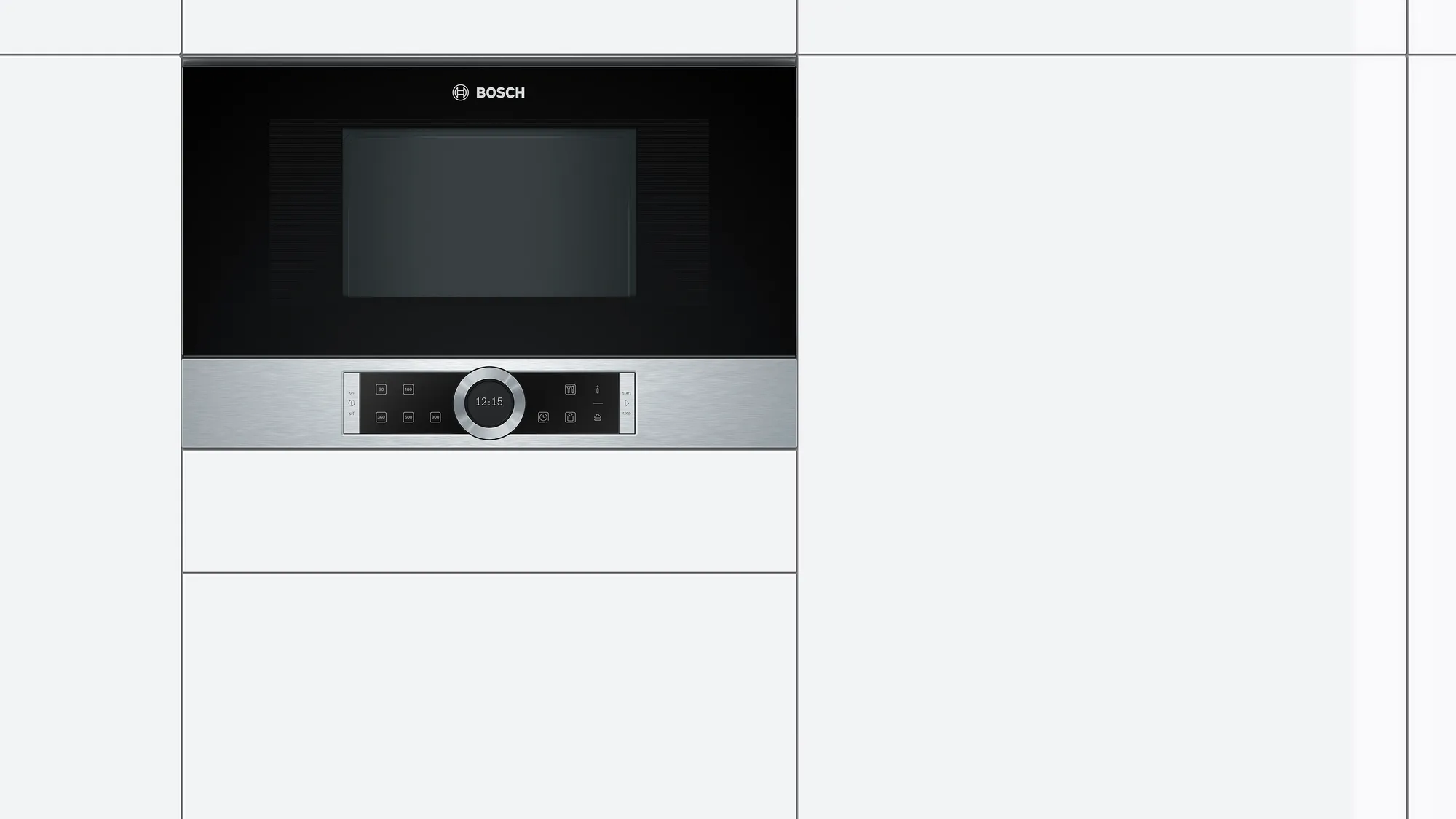Bosch BFL634GS1 Serie 8 Einbau-Mikrowelle Edelstahl