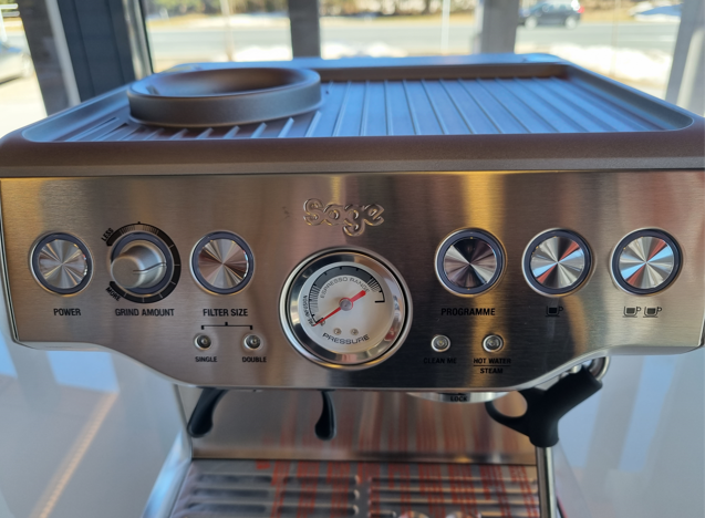 Sage SES875 Barista Express Espressomaschine, edelstahl