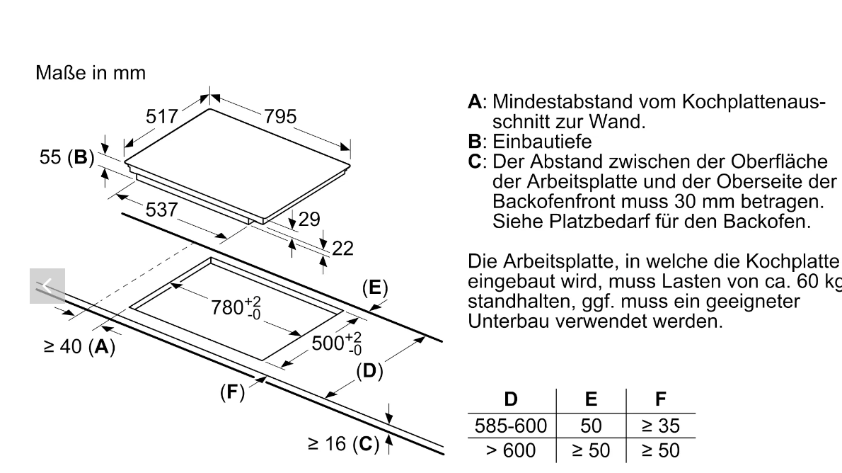 Neff T68BT6QN2 80cm Induktionskochfeld