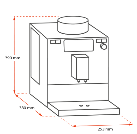 Melitta Kaffeevollautomat OT F531-102