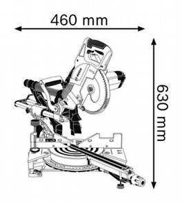Bosch Professional GCM 8SJL Elektro-Paneelsäge (0601B19100)