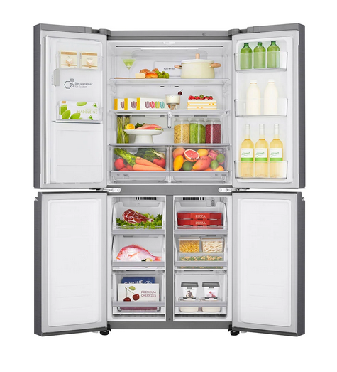 LG GML844PZKZ Side-by-Side Kühlschrank, edelstahl