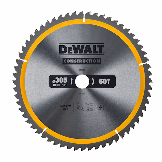 DeWalt DT1960-QZ Kreissägeblatt, 305 x 30 mm