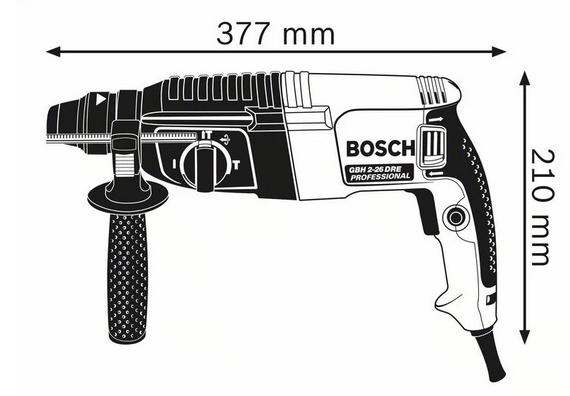 Bosch Bohrhammer mit SDS plus GBH 2-26 DRE Professional (0611253708)