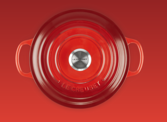 Le Creuset Signature Gusseisen Bräter, rund, 20cm, kirschrot (21177200602430)