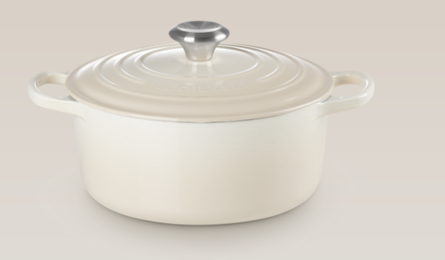 Le Creuset Signature Bräter, rund, 24cm, meringue(21177247164430)