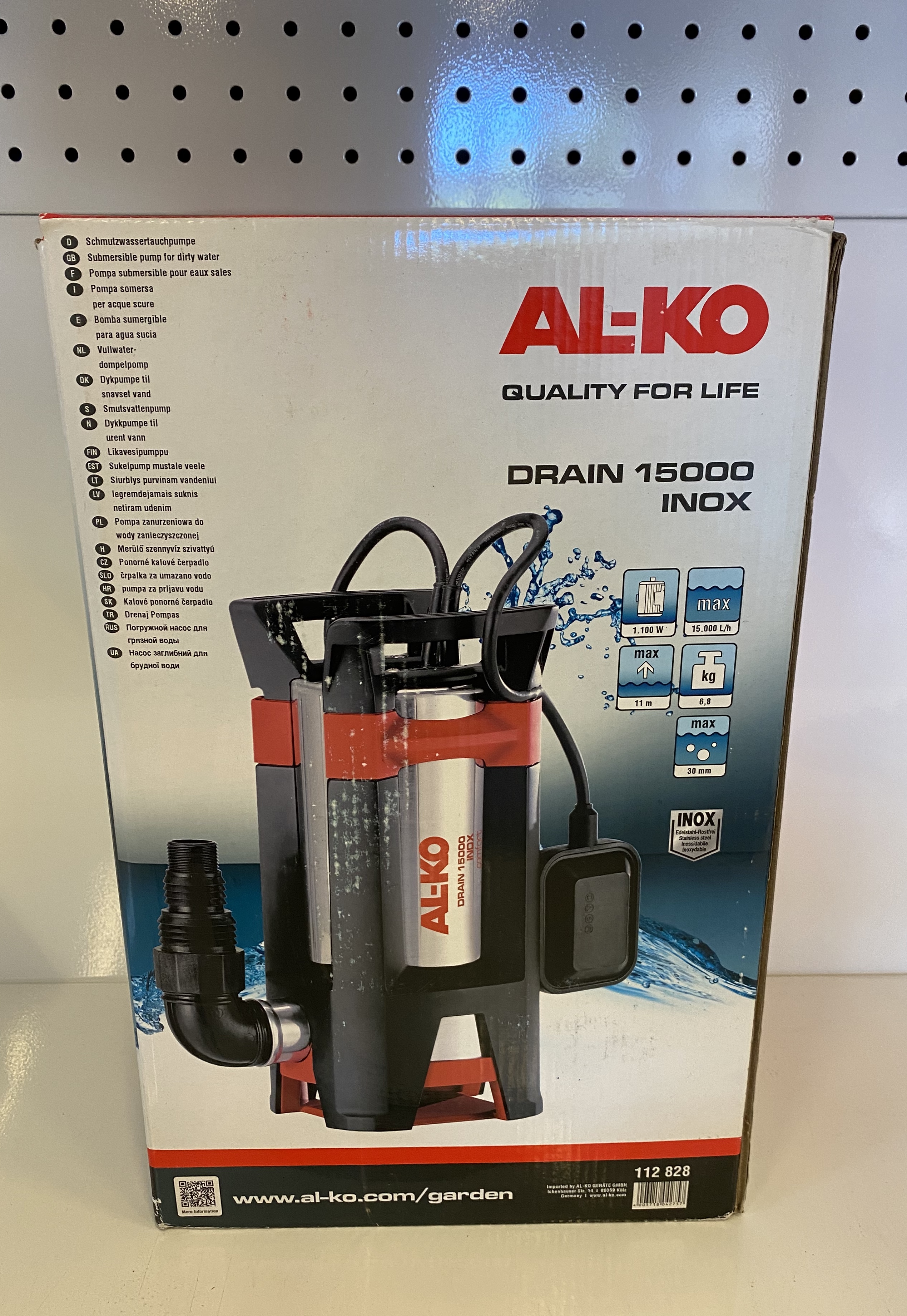 AL-KO  Schmutzwassertauchpumpe AL-KO Drain 15000 Inox 112828
