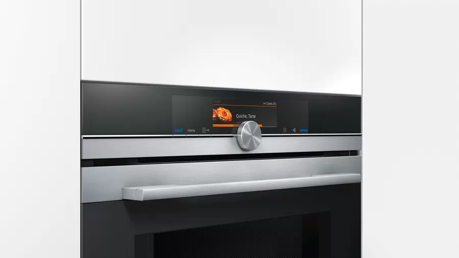 Siemens CM678G4S1 iQ700 Einbaubackofen mit Mikrowellenfunktion