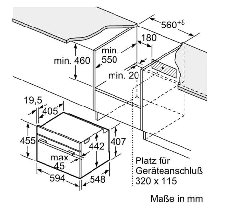 Siemens CS636GBS2 iQ700 Einbau-Kompaktdampfbackofen 60 x 45 CM Edelstahl