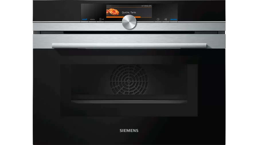Siemens CM678G4S1 iQ700 Einbaubackofen mit Mikrowellenfunktion