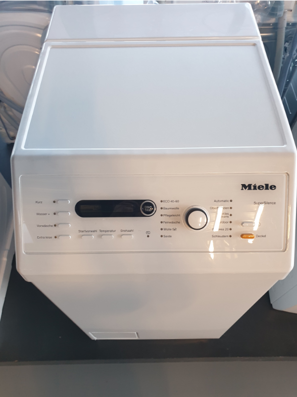 Miele Waschmaschine Toplader weiß WW690WPM