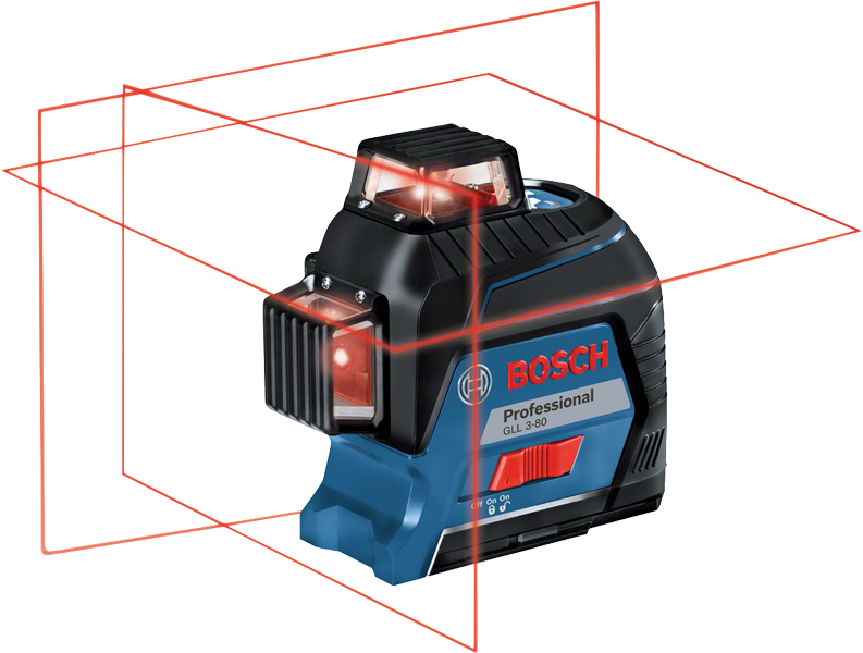 Bosch GLL 3-80 Linienlaser + Alkaline + HwKoffer (0601063S00)