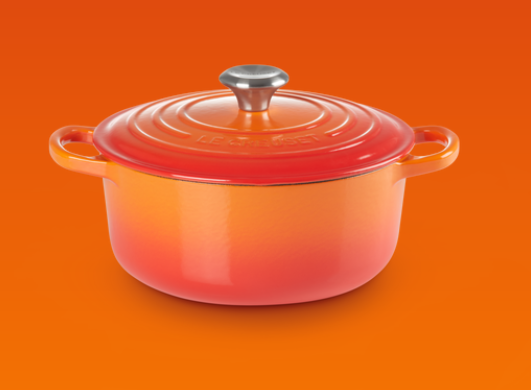 Le Creuset Signature Gusseisen Bräter, rund, 20cm, ofenrot (21177200902430)