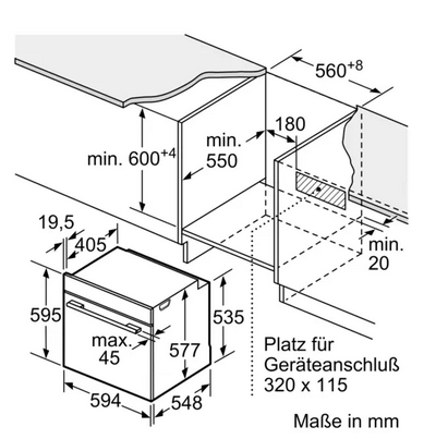 Bosch HMG6764B1 Serie 8 Einbau-Backofen mit Mikrowellenfunktion
