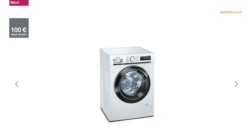 Siemens WM14VMS5AT iQ700 Waschmaschine, Frontlader 9 kg 1400 U/min