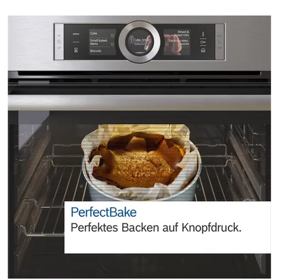 Bosch HMG6764B1 Serie 8 Einbau-Backofen mit Mikrowellenfunktion