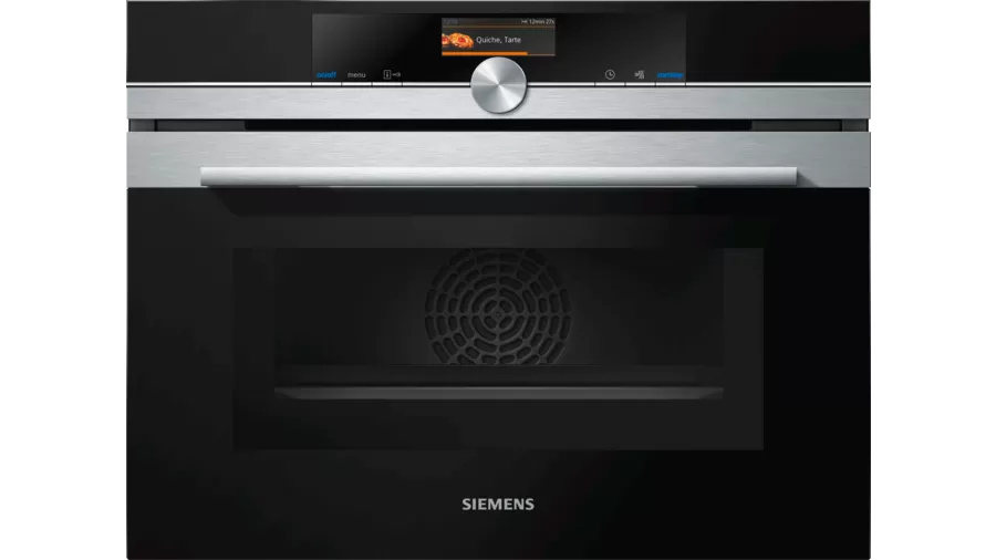 Siemens CM676G0S1 iQ700 Einbau-Kompaktbackofen mit Mikrowellenfunktion