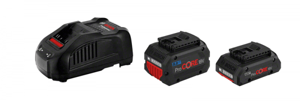 Bosch ProCORE Starter Set 1 x ProCORE18V 4.0Ah + 1 x ProCORE18V 8.0Ah + GAL 1880 CV (1600A01BA8) Bosch ProCORE Starter Set 1 x ProCORE18V 4.0Ah + 1 x ProCORE18V 8.0Ah + GAL 1880 CV (1600A01BA8)