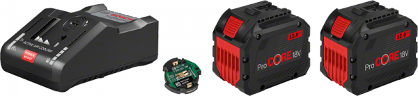 Bosch ProCORE Starter-Set 2 x ProCORE18V 12.0Ah + GAL 18V-160 C + GCY 42 (1600A016GY)
