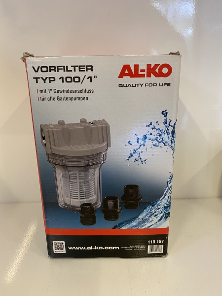 AL-KO Vorfilter 100/1 Zoll für Gartenpumpen (110157)