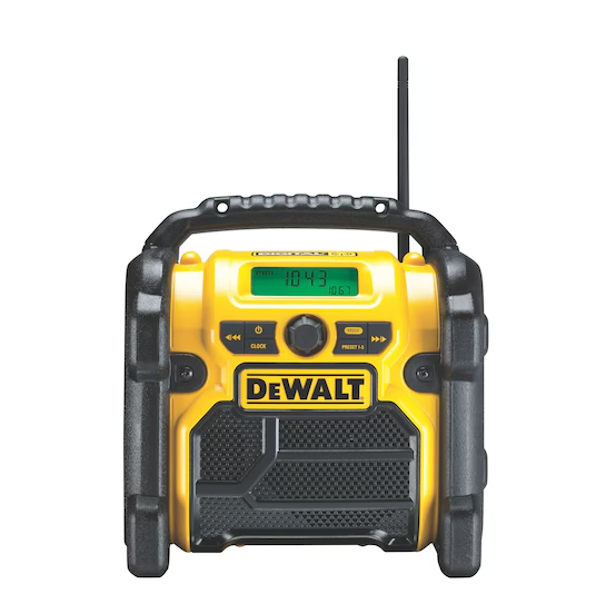 DeWALT Kompakt-Radio XR Li-Ion mit DAB+ DCR020 ohne Akku ohne Lader im Karton
