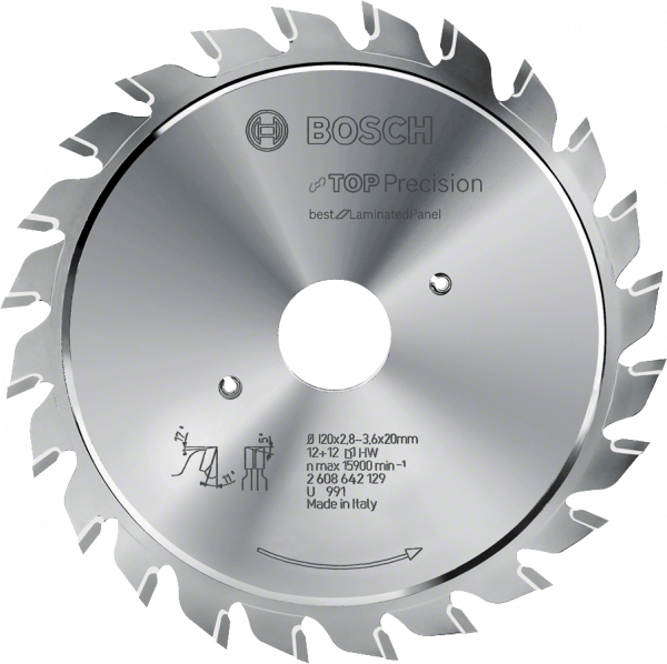 Bosch Kreissägeblatt Top Precision Best for Laminated Panel Abrasive (2608642126)
