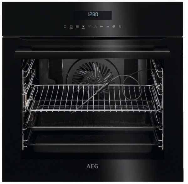 AEG SenseCook Pyrolyse Backofen mit Kerntemperatursensor (BPE742220B)