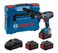 Bosch Professional Set 0615A5002Y: Akku-Schlagbohrschrauber GSB 18V-150 C + 3 x ProCORE18V 8.0Ah + G