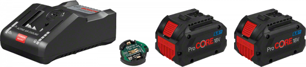 Bosch ProCORE Starter-Set 2 x ProCORE18V 8.0Ah + GAL 18V-160 C + GCY 42 (1600A016GP)