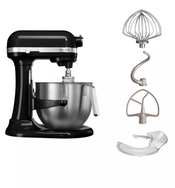 KitchenAid 5KSM7591XEOB Küchenmaschine 6,9 Liter, Onyx Schwarz