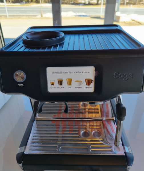 Sage SES880BTR Espresso Maschine, The Barista Touch, matt-schwarz
