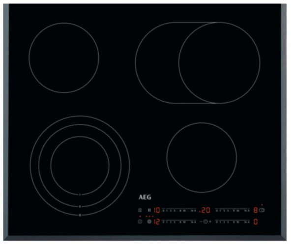 AEG HRB64470FB 3000 Radiant Hob / Autarkes Glaskeramikkochfeld / 60 cm