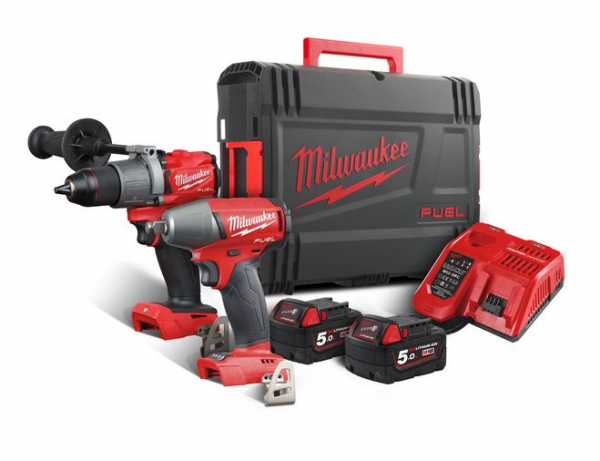 Milwaukee M18FPP2C2-502X FUEL™ Powerpack 18 Volt 5.0 AH Li-ion