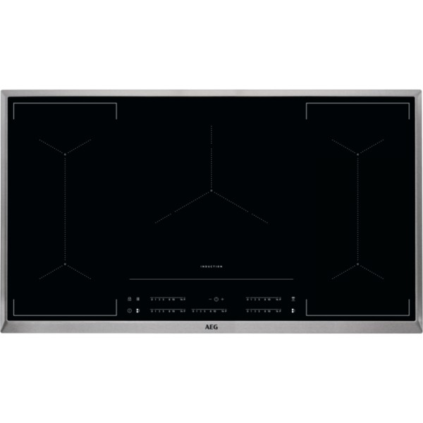 AEG IKE95454XB / Autarkes Induktionskochfeld / 6000 MultiBridge / Hob²Hood / 90 cm